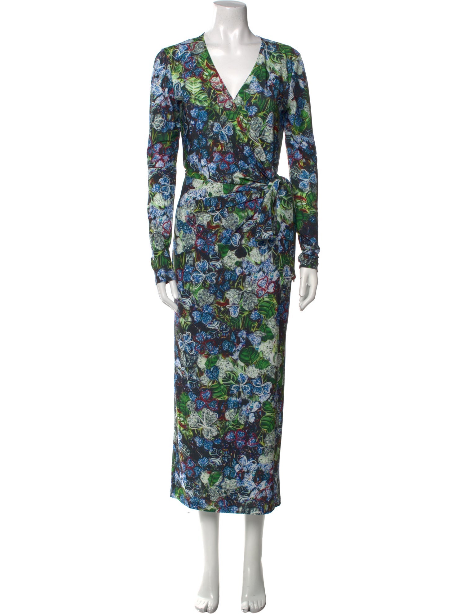 Mary Katrantzou Floral Print Long Dress w/ Tags