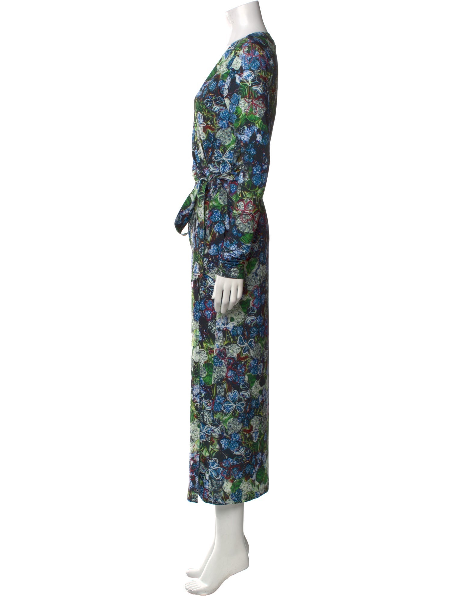 Mary Katrantzou Floral Print Long Dress w/ Tags