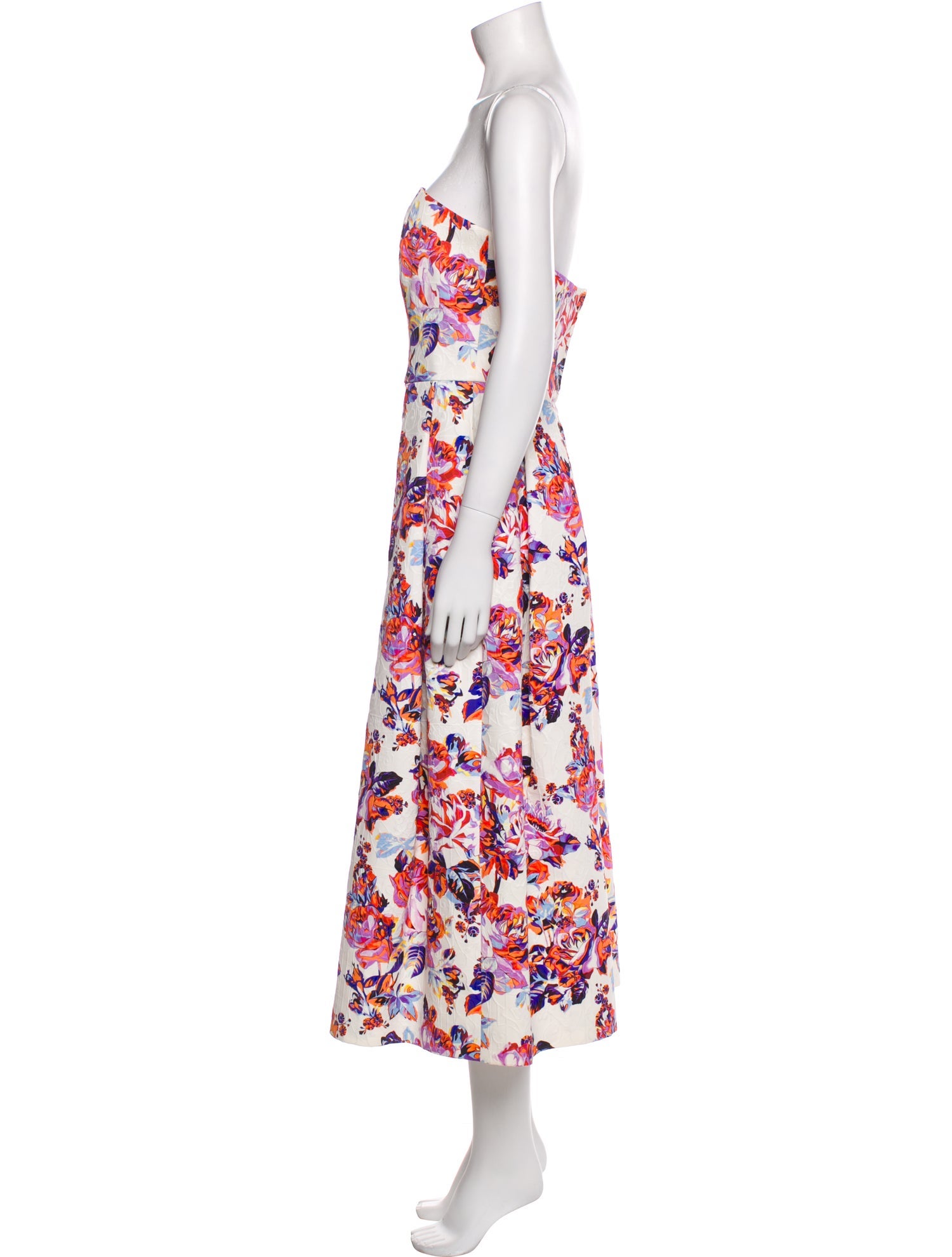 Mary Katrantzou Floral Print Midi Length Dress