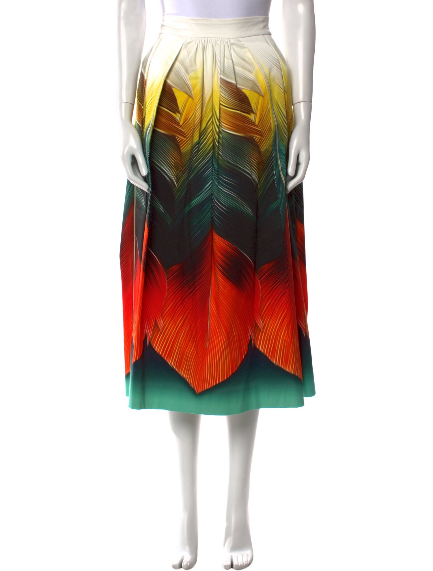 Mary Katrantzou Printed Midi Length Skirt
