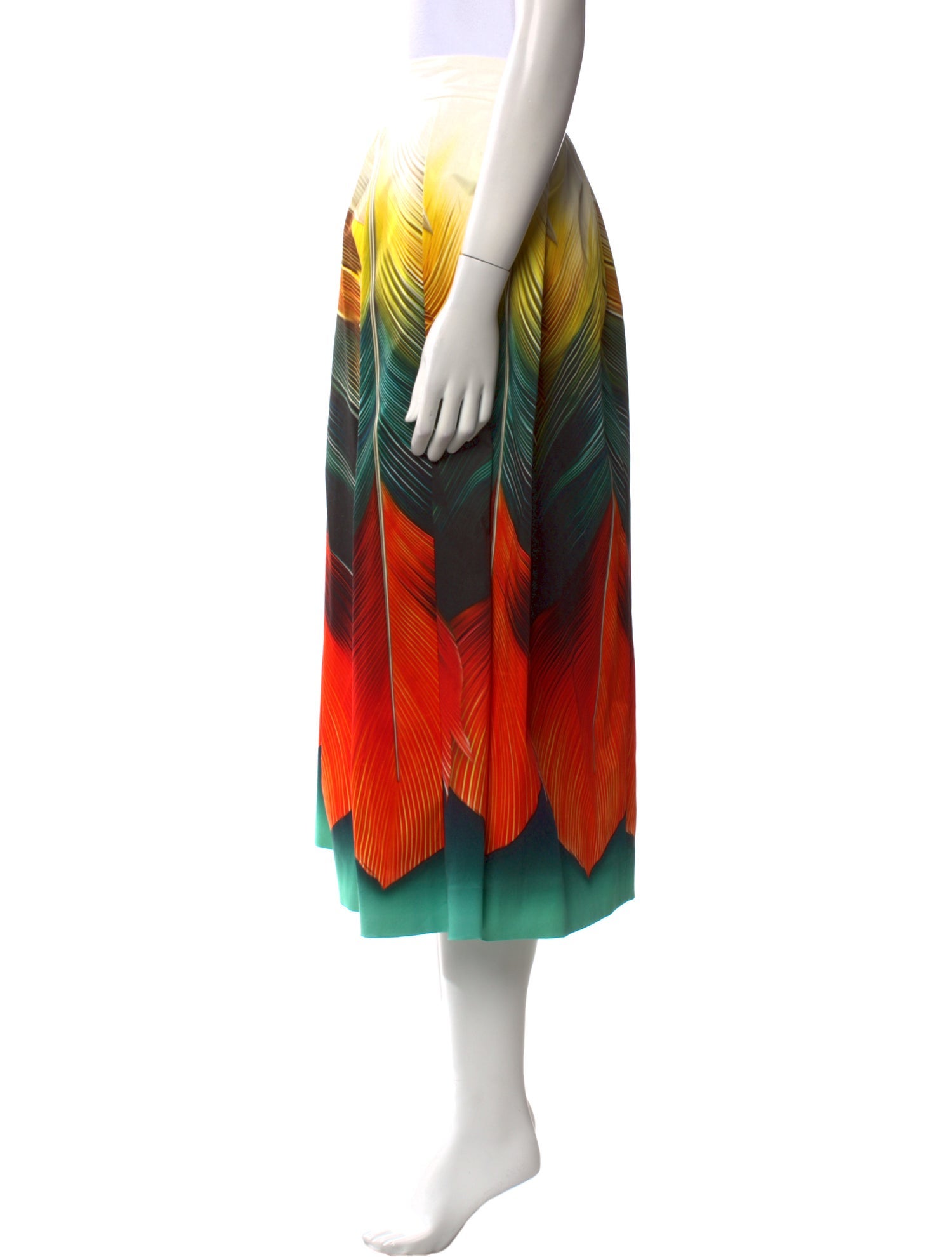 Mary Katrantzou Printed Midi Length Skirt