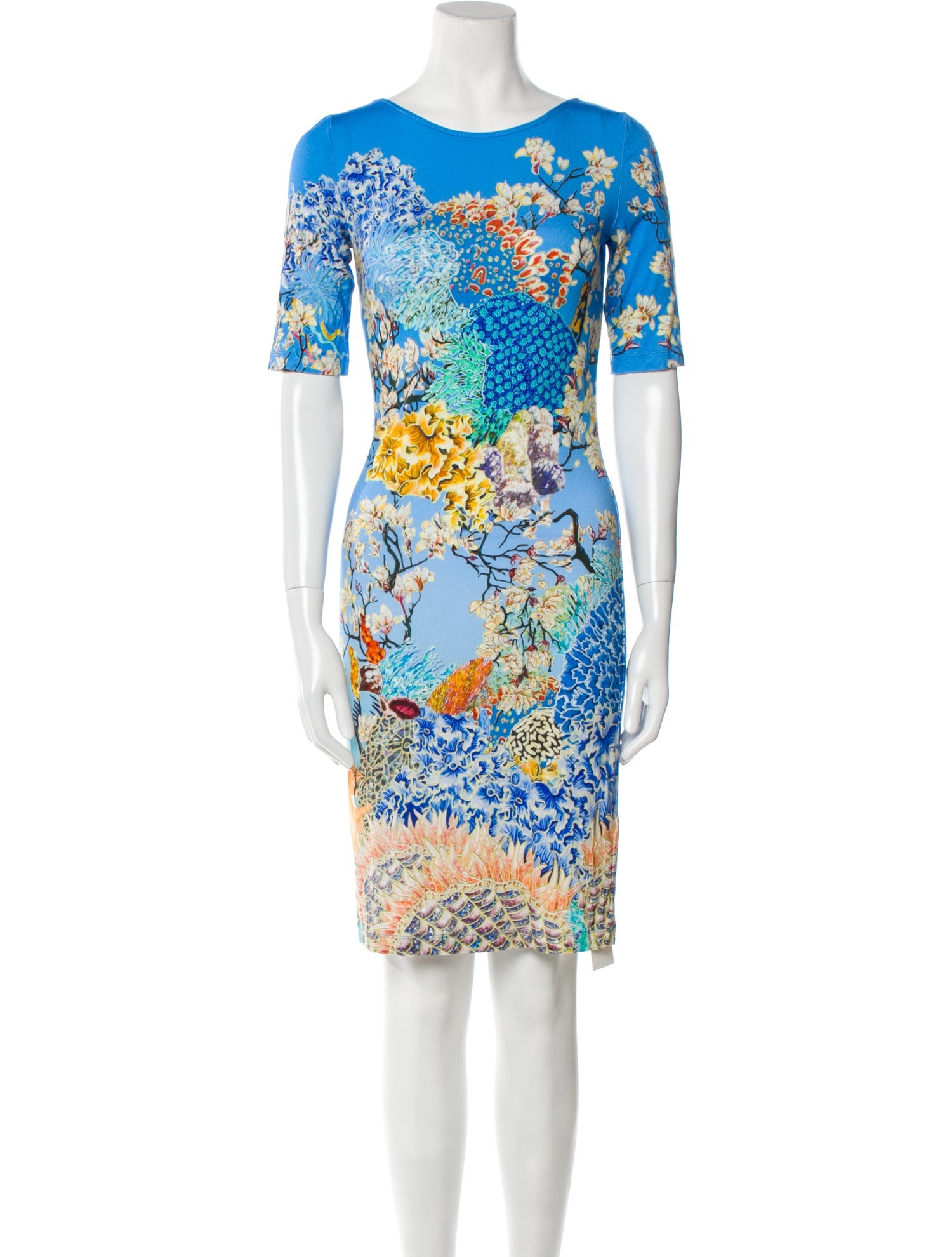 Mary Katrantzou Floral Print Mini Dress w/ Tags
