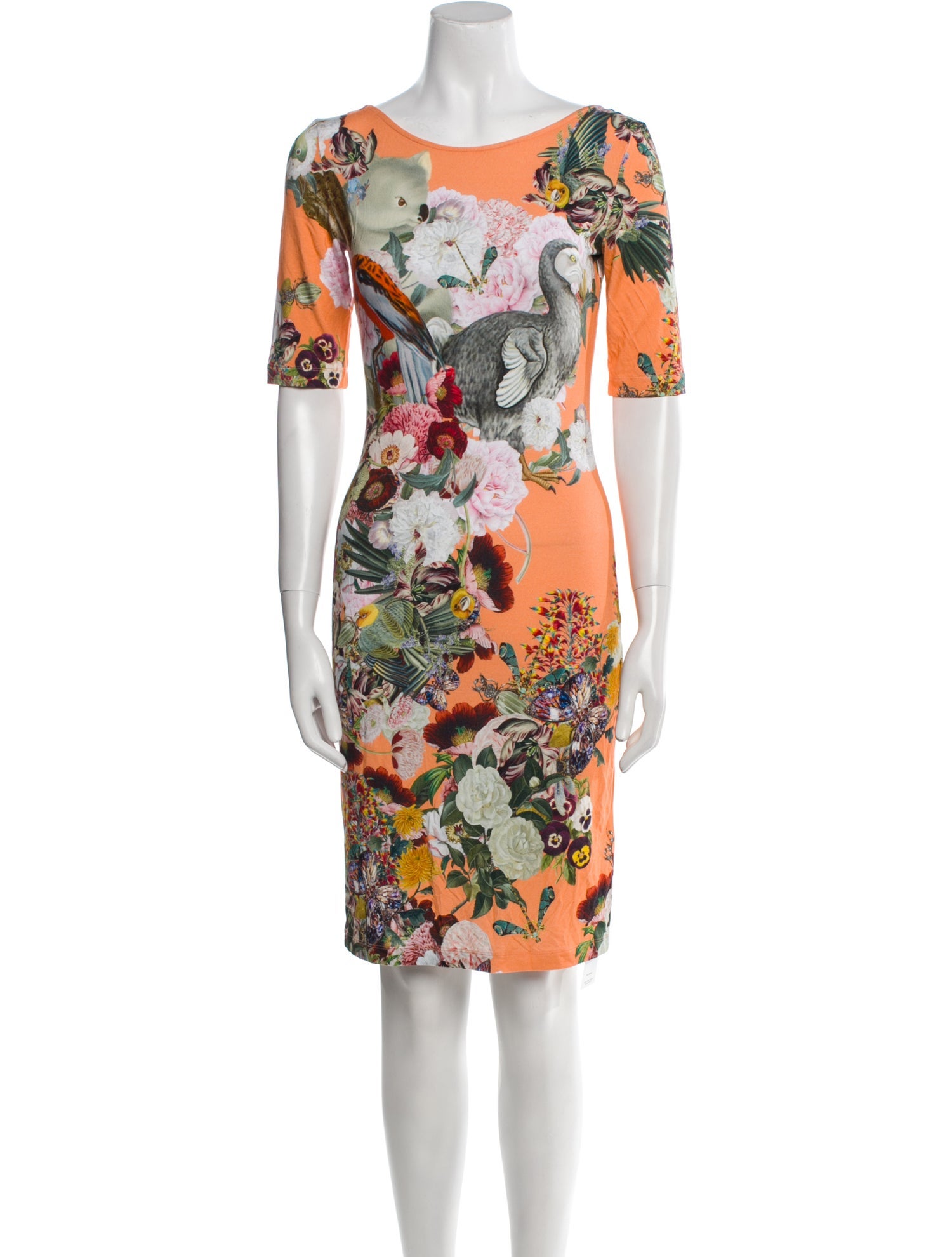 Mary Katrantzou Floral Print Mini Dress w/ Tags