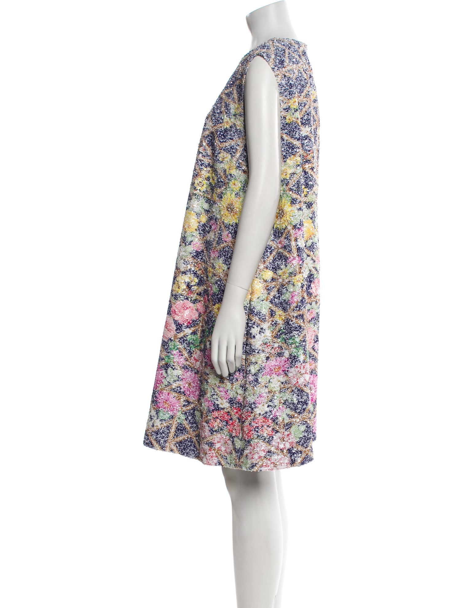 Mary Katrantzou Floral Print Knee-Length Dress