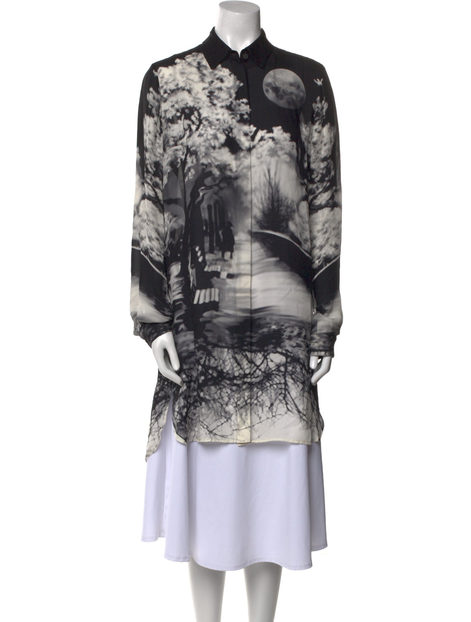 Mary Katrantzou Silk Printed Tunic
