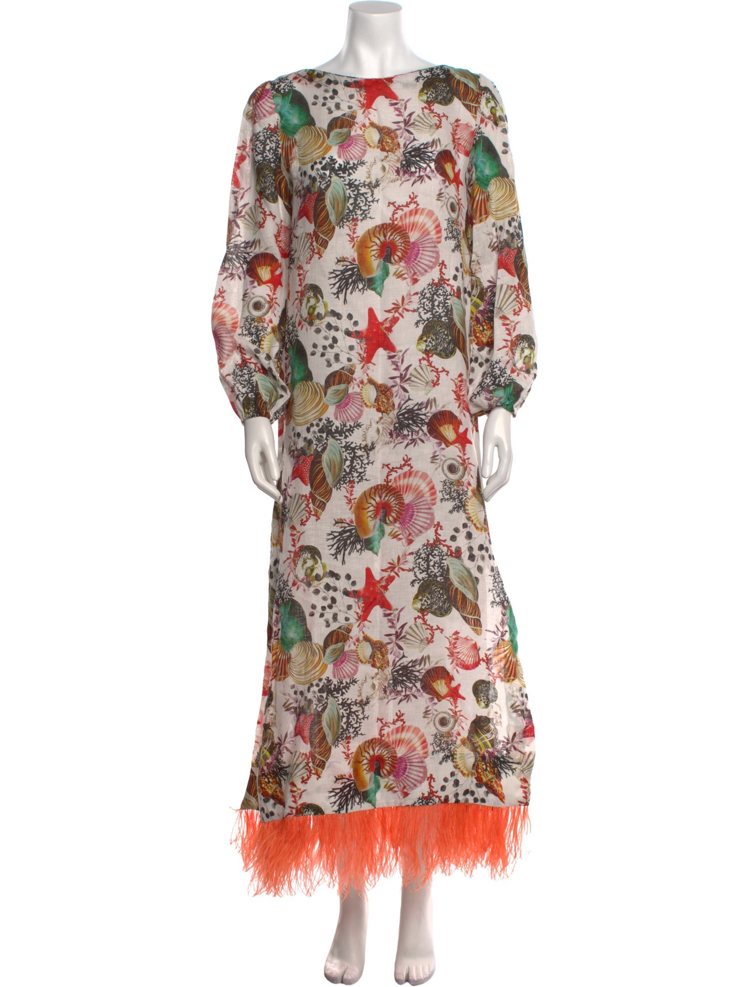 Mary Katrantzou Linen Long Dress