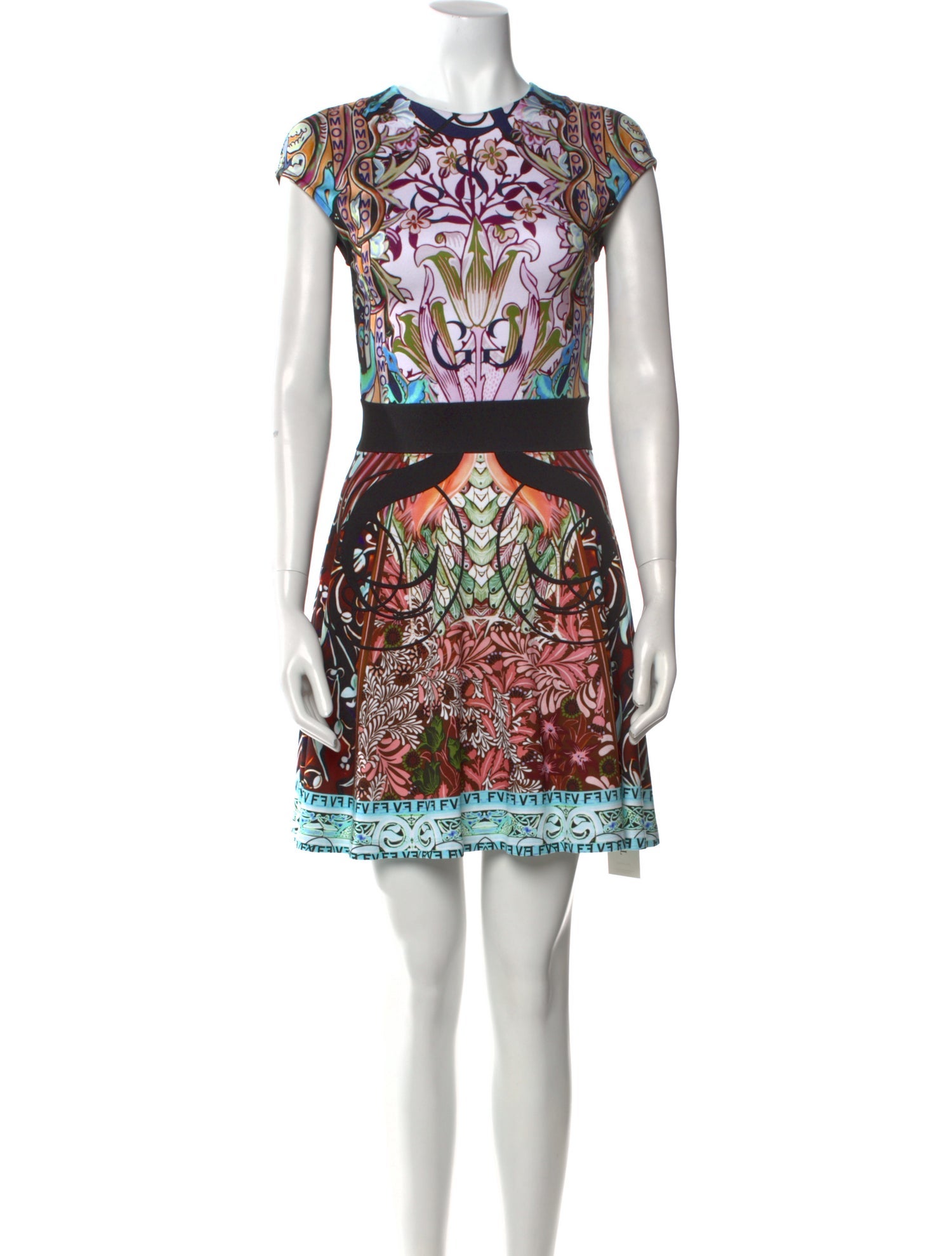 Mary Katrantzou Printed Mini Dress
