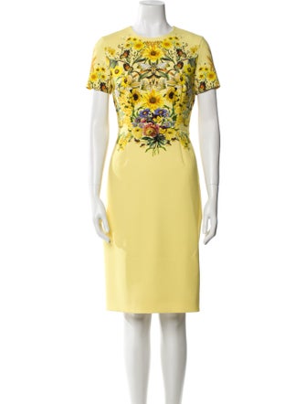 Mary Katrantzou Crew Neck Knee-Length Dress