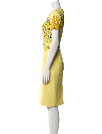 Mary Katrantzou Crew Neck Knee-Length Dress
