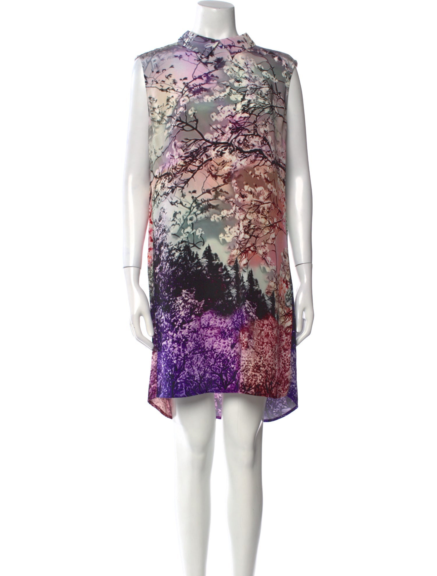 Mary Katrantzou Silk Mini Dress
