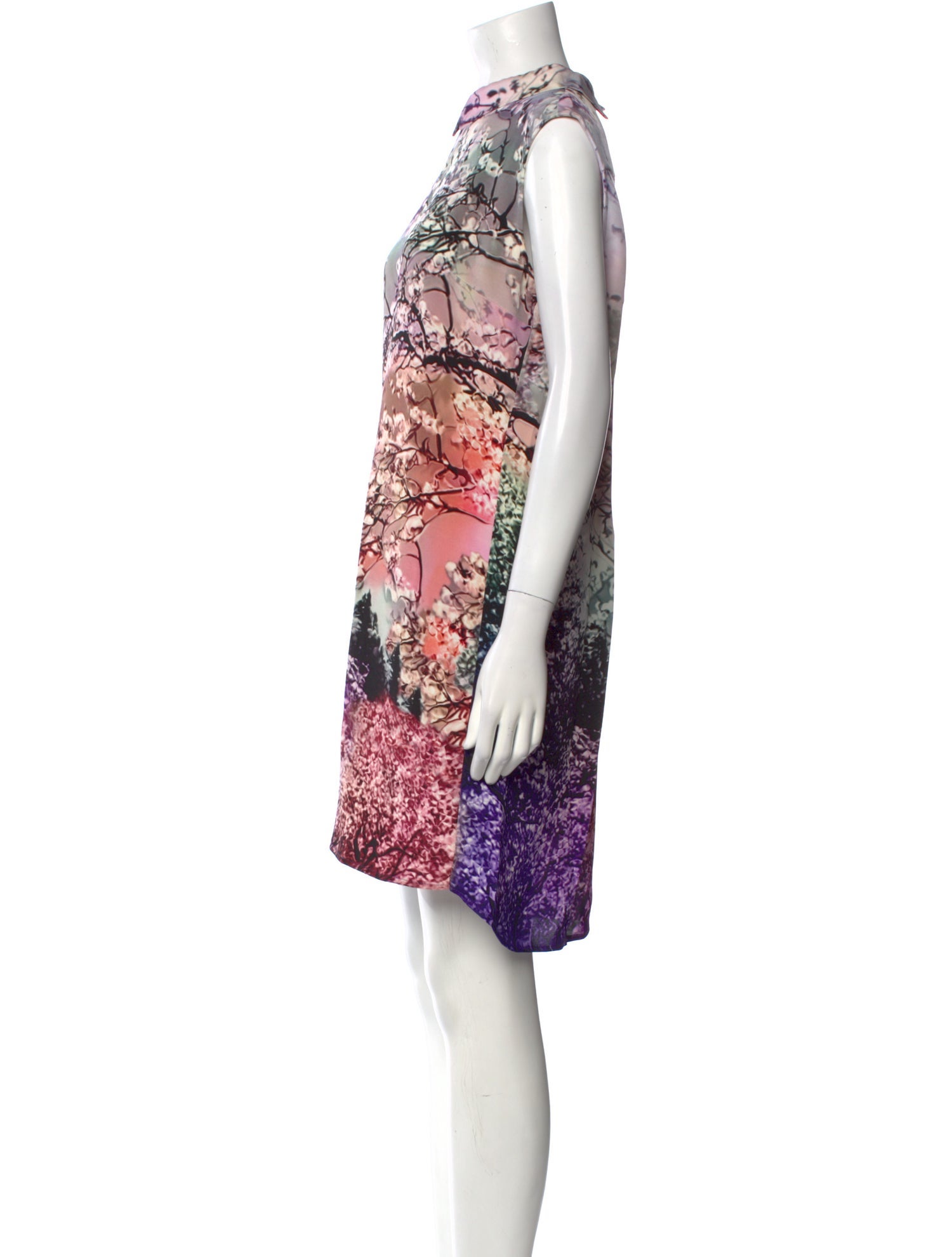 Mary Katrantzou Silk Mini Dress