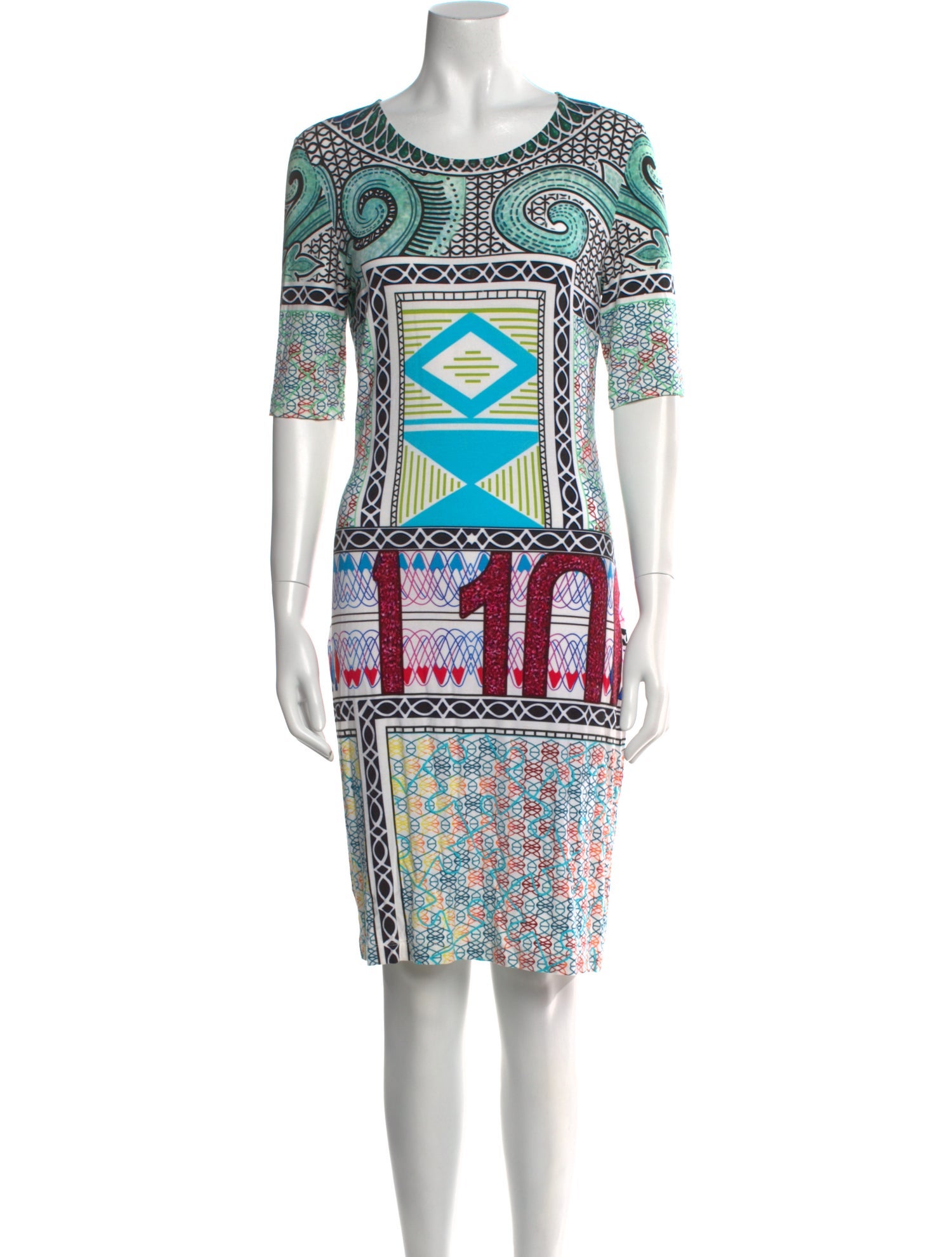 Mary Katrantzou Printed Knee-Length Dress