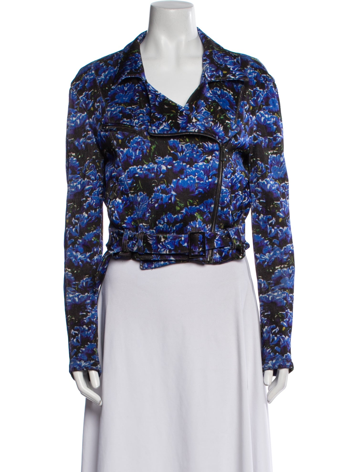 Mary Katrantzou Silk Floral Print Jacket