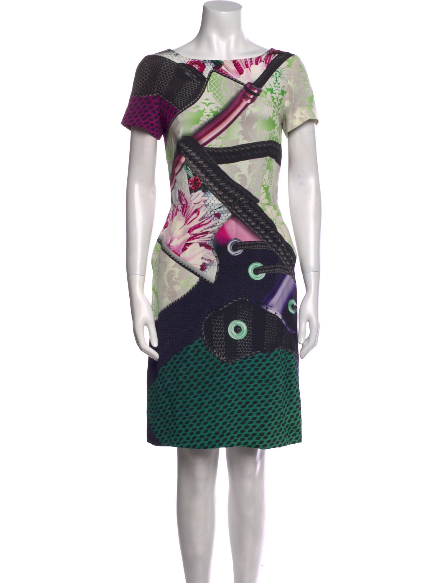 Mary Katrantzou Silk Knee-Length Dress