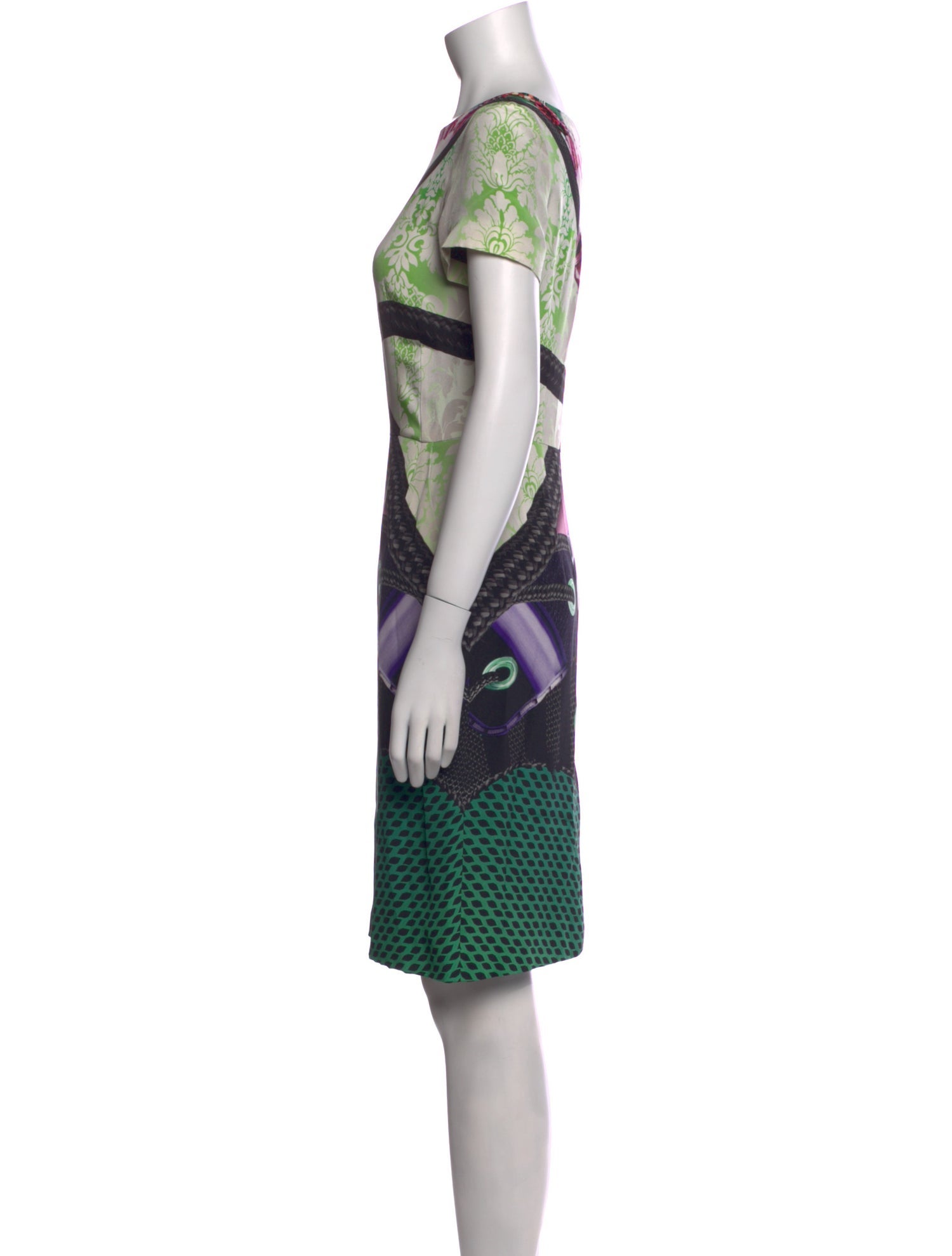 Mary Katrantzou Silk Knee-Length Dress