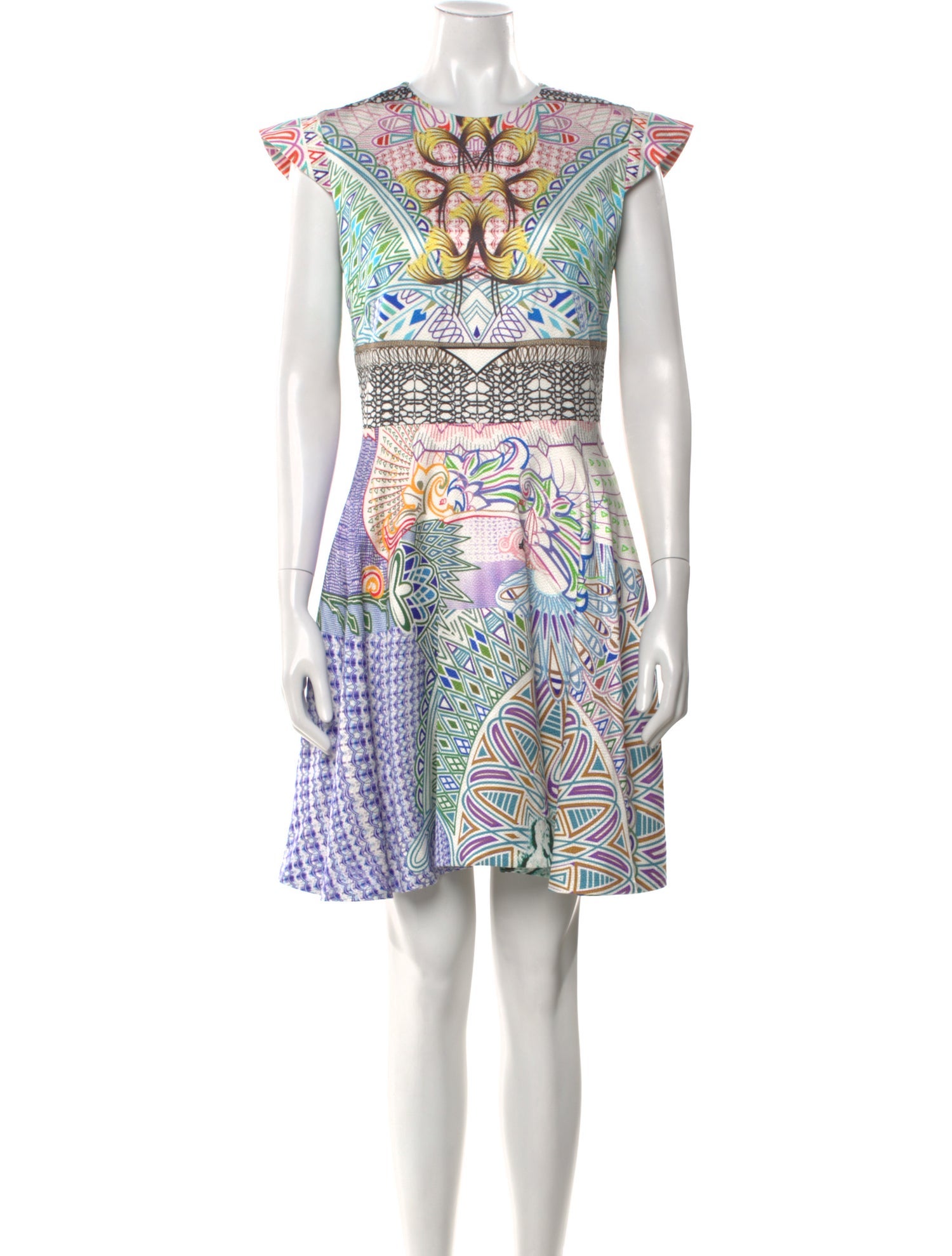 Mary Katrantzou Printed Mini Dress