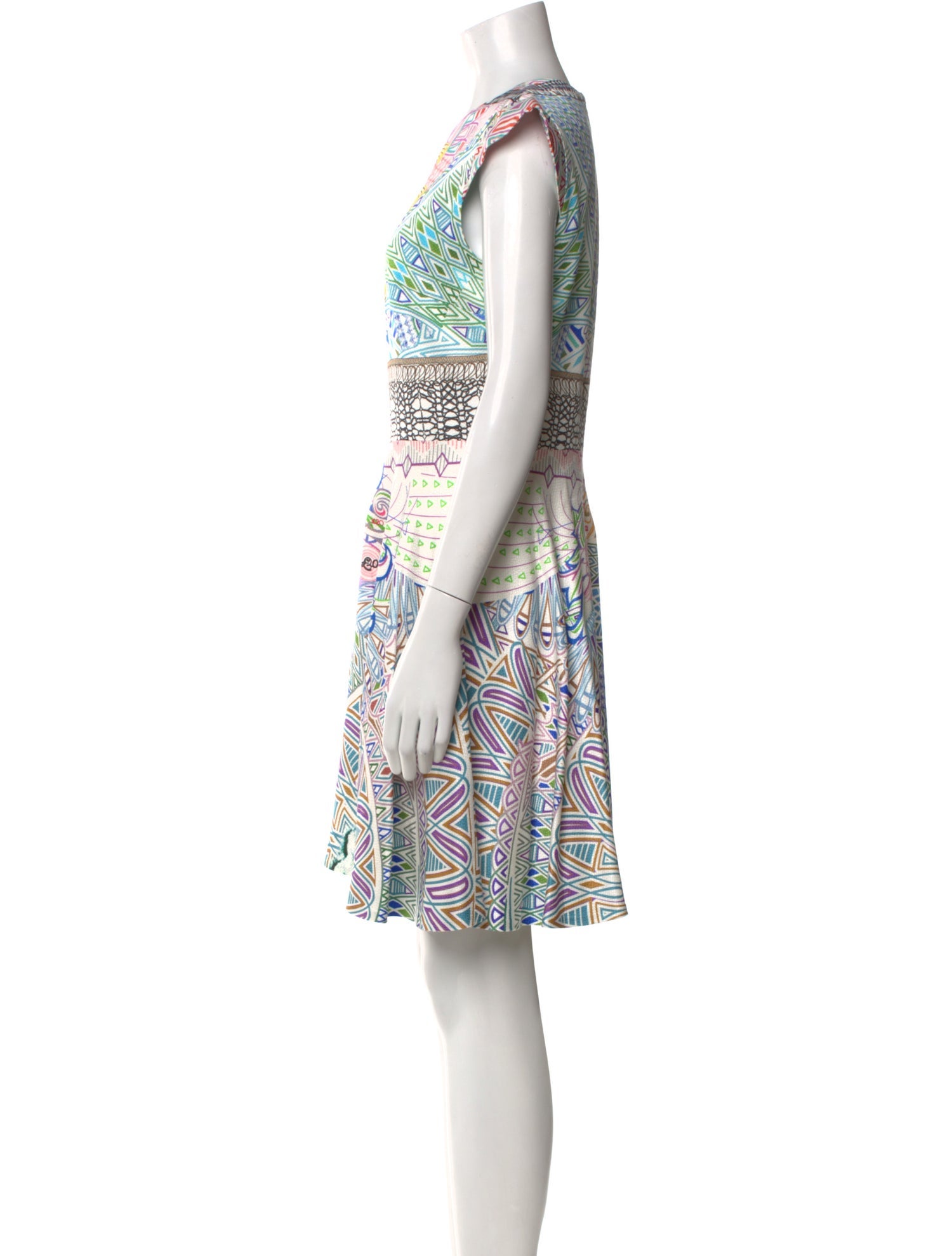 Mary Katrantzou Printed Mini Dress