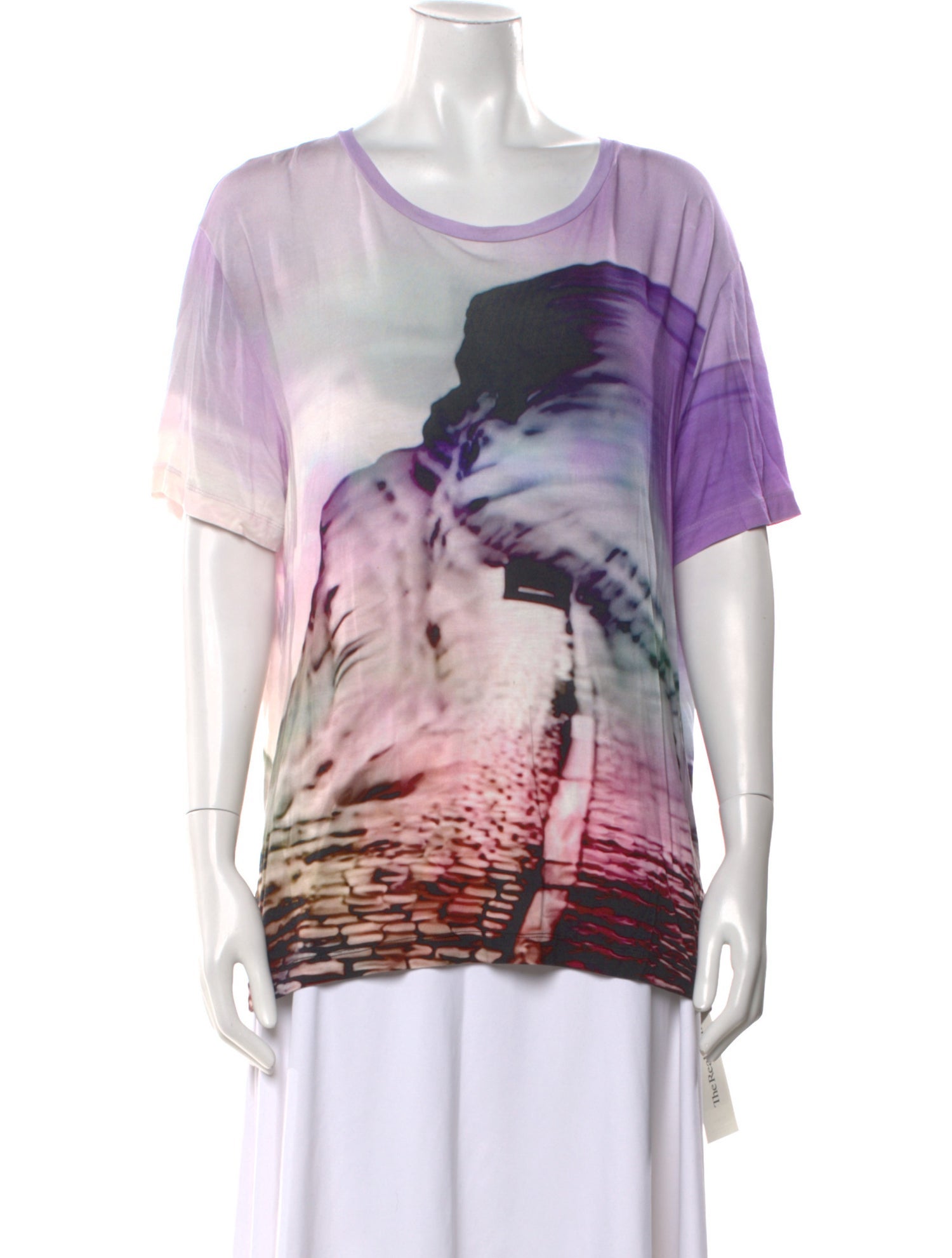 Mary Katrantzou Tie-Dye Print Scoop Neck T-Shirt