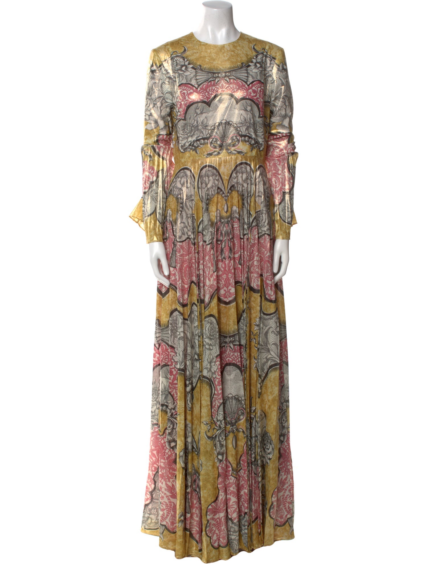 Mary Katrantzou Paisley Print Long Dress w/ Tags