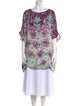 Mary Katrantzou Silk Floral Print Tunic