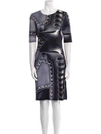 Mary Katrantzou Silk Knee-Length Dress