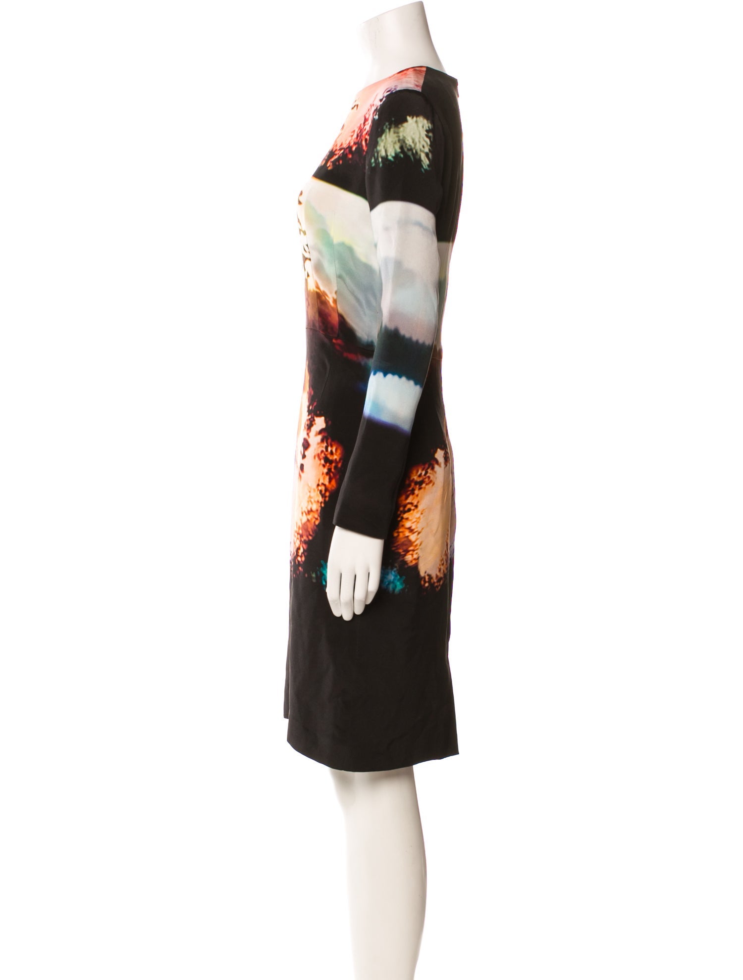 Mary Katrantzou Silk Knee-Length Dress