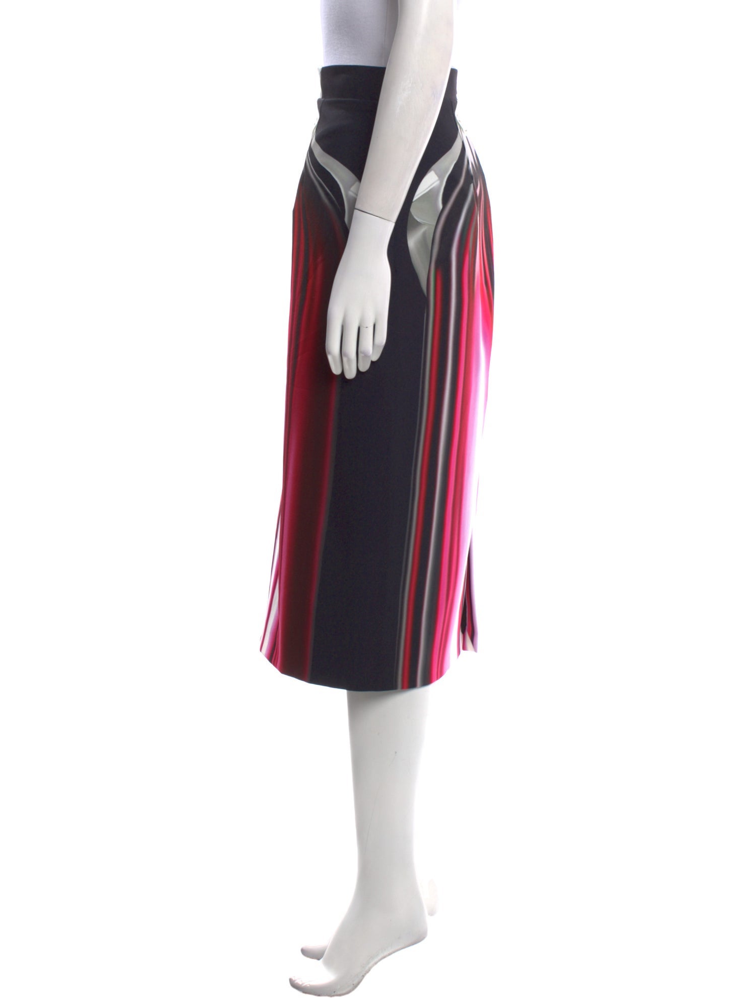 Mary Katrantzou Tie-Dye Print Midi Length Skirt