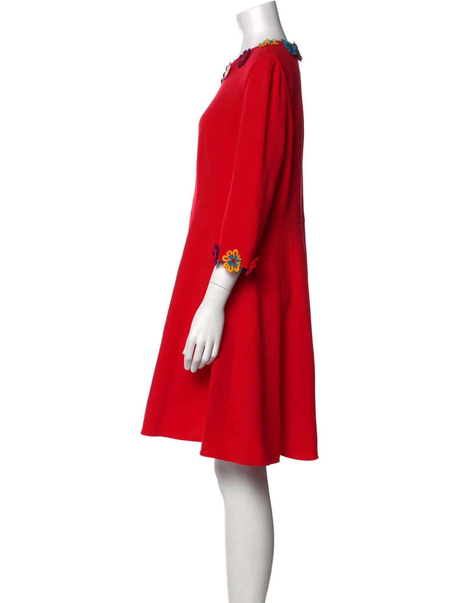 Mary Katrantzou Wool Knee-Length Dress