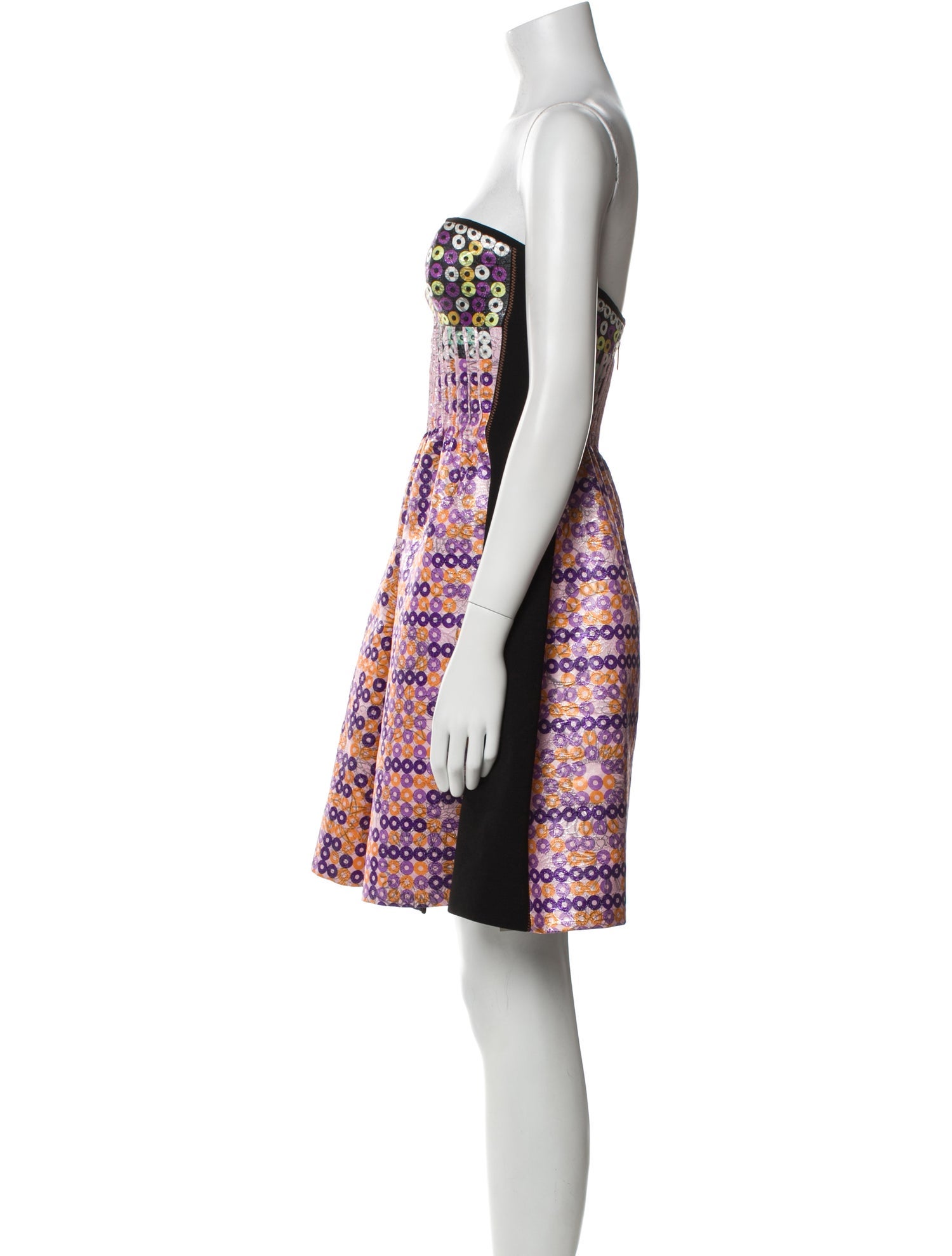 Mary Katrantzou Printed Mini Dress w/ Tags