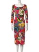 Mary Katrantzou Printed Midi Length Dress