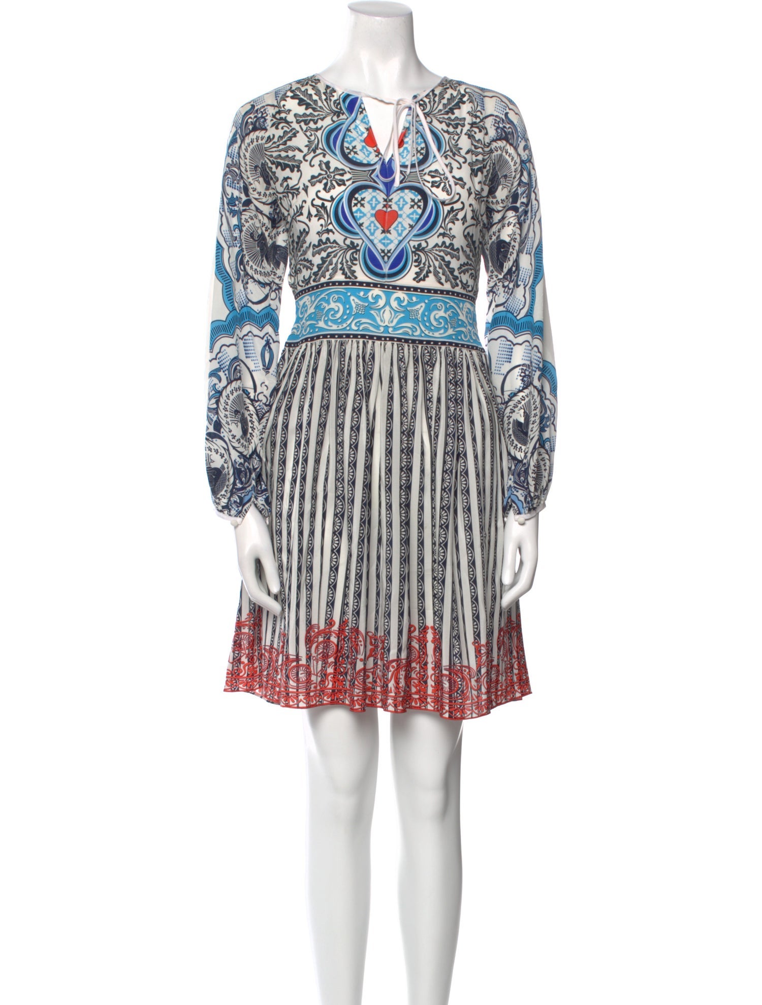 Mary Katrantzou Silk Mini Dress