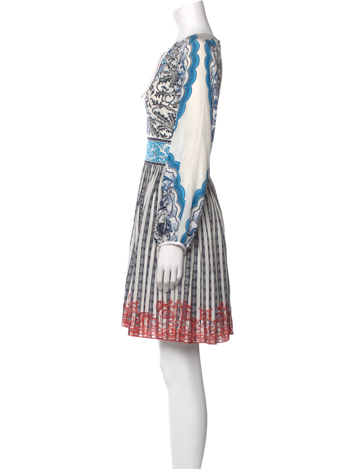 Mary Katrantzou Silk Mini Dress