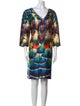 Mary Katrantzou Silk Knee-Length Dress