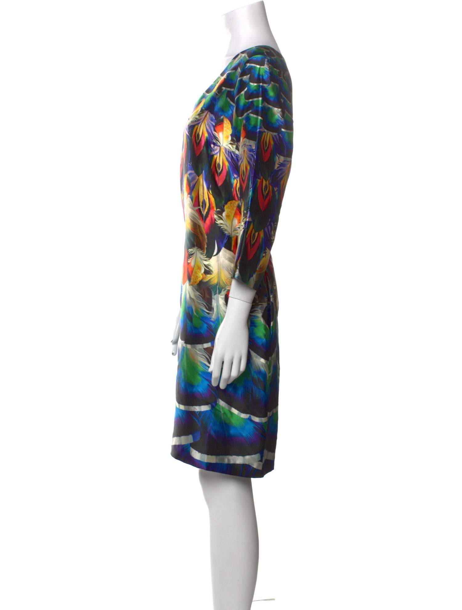 Mary Katrantzou Silk Knee-Length Dress