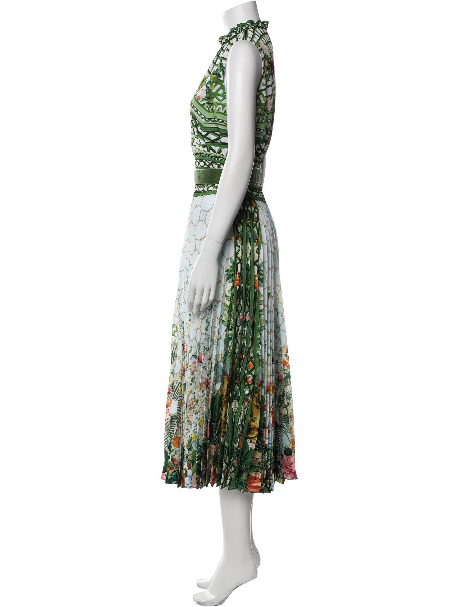 Mary Katrantzou Printed Long Dress w/ Tags