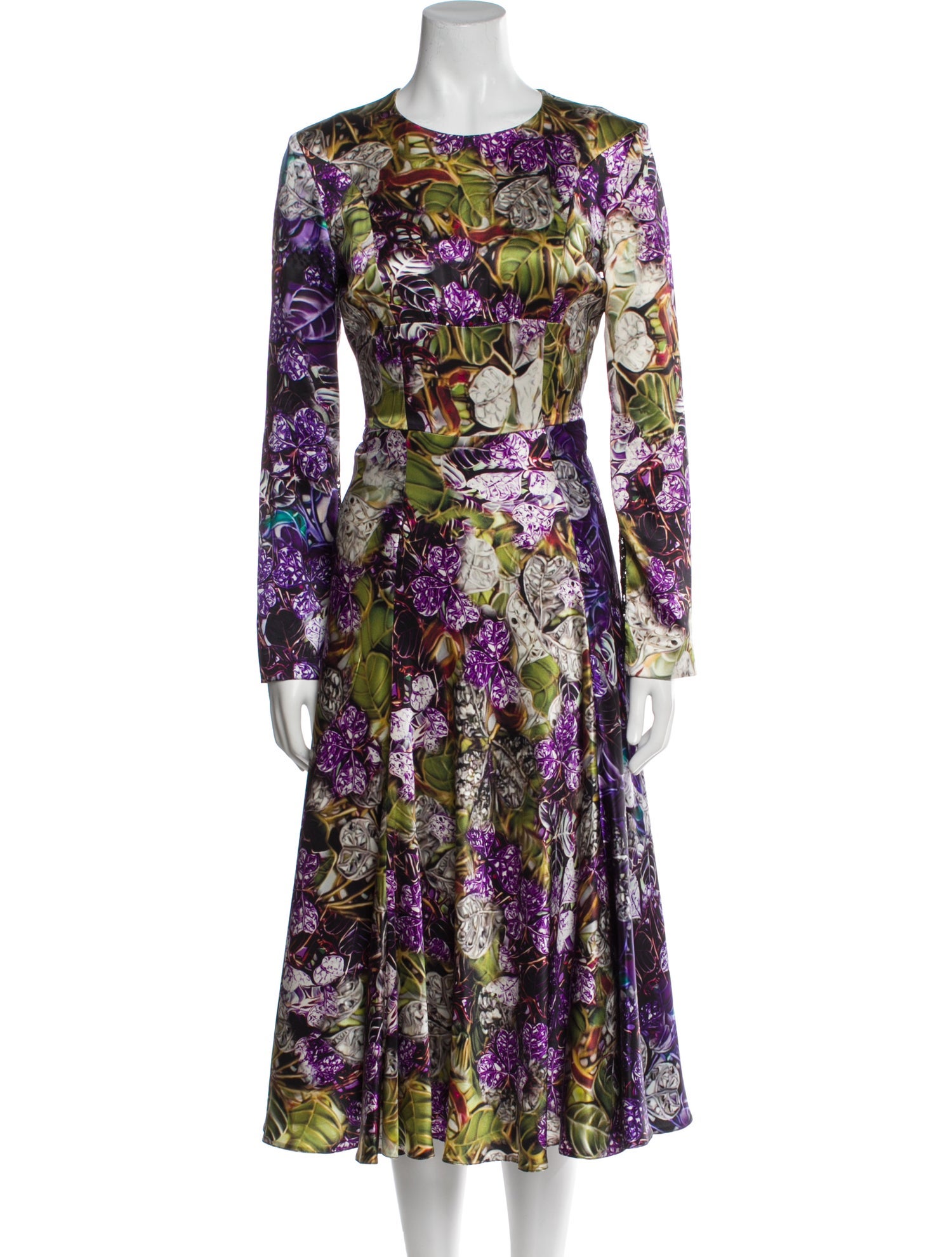 Mary Katrantzou Silk Midi Length Dress
