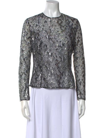 Mary Katrantzou Floral Print Crew Neck Blouse
