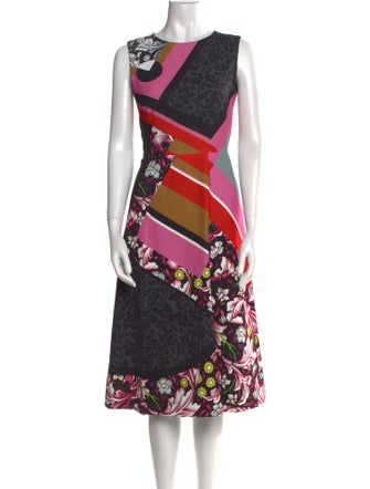 Mary Katrantzou Printed Midi Length Dress