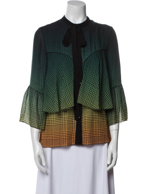 Mary Katrantzou Silk Printed Blouse