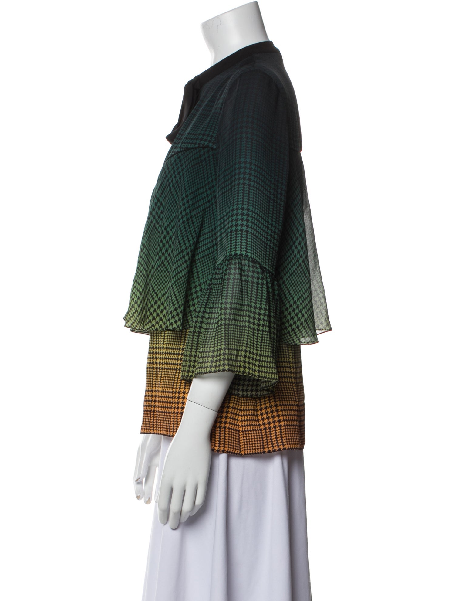 Mary Katrantzou Silk Printed Blouse