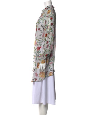 Mary Katrantzou Silk Floral Print Tunic