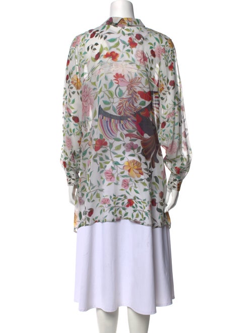 Mary Katrantzou Silk Floral Print Tunic