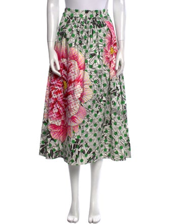 Mary Katrantzou Floral Print Midi Length Skirt