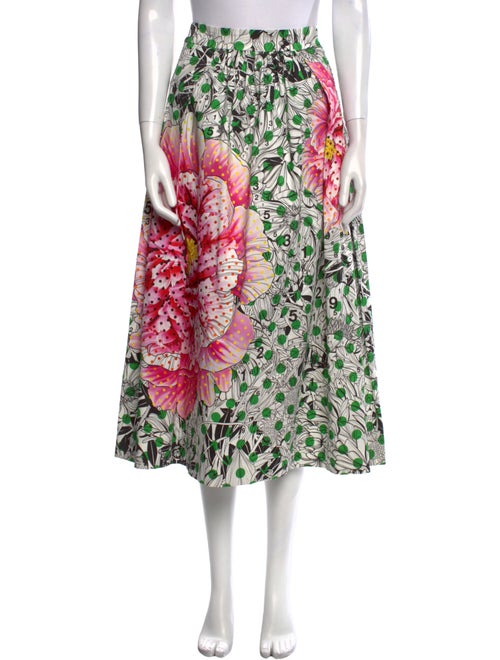 Mary Katrantzou Floral Print Midi Length Skirt