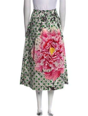 Mary Katrantzou Floral Print Midi Length Skirt