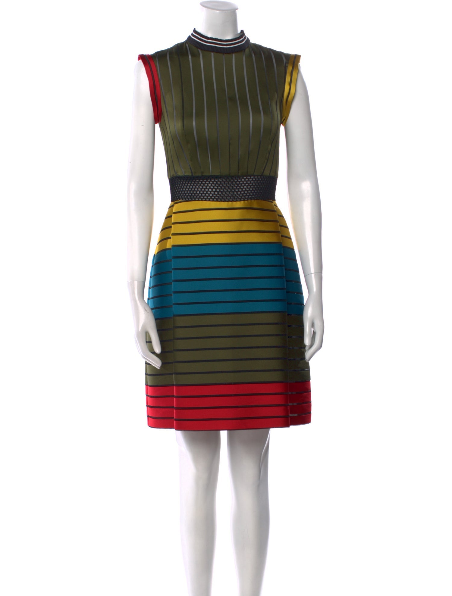 Mary Katrantzou Silk Mini Dress
