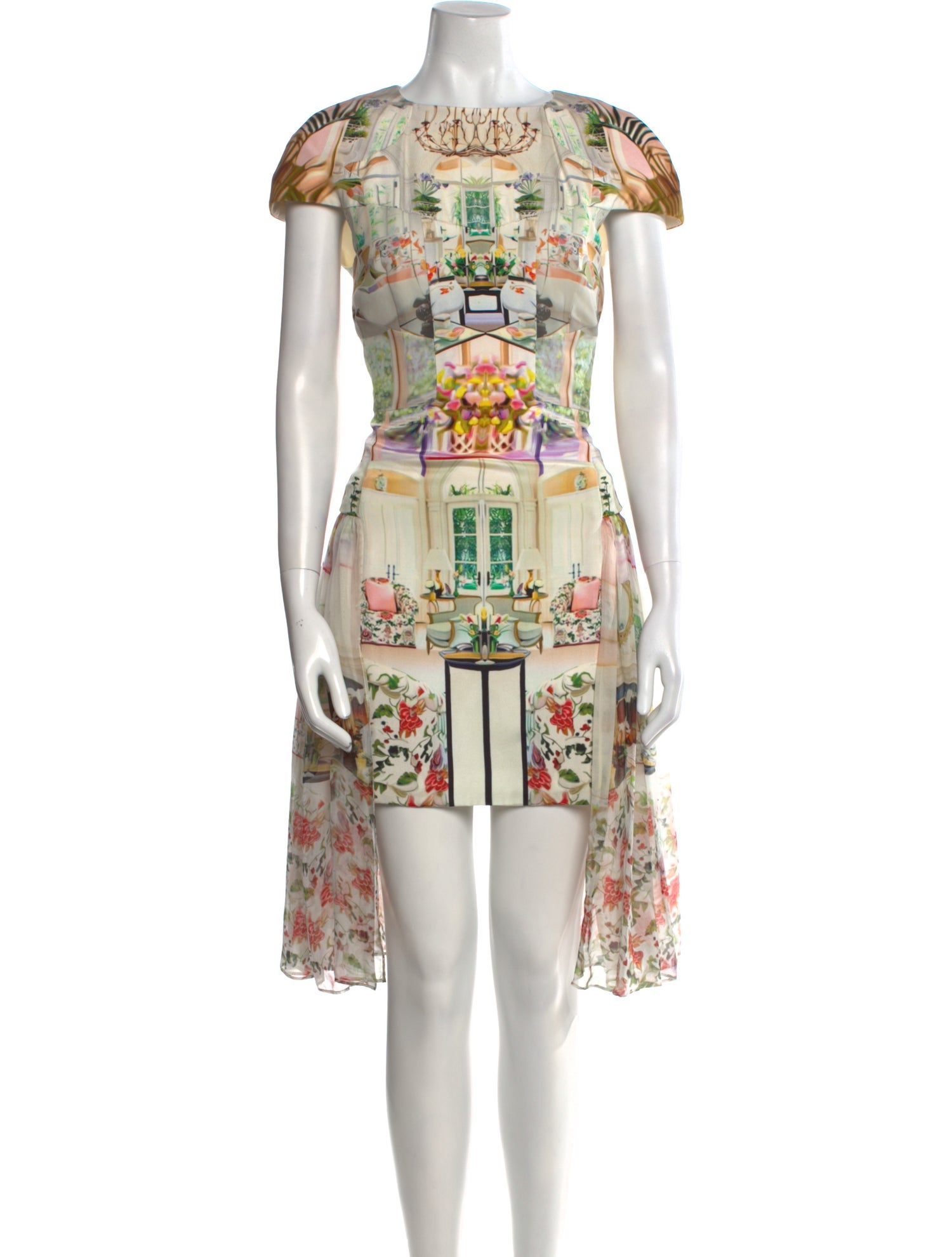 Mary Katrantzou Silk Knee-Length Dress