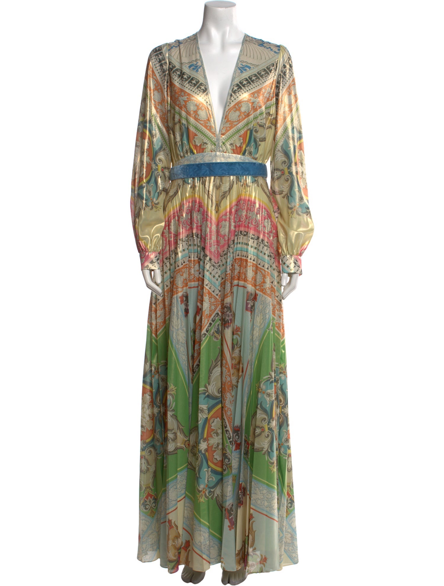 Mary Katrantzou Printed Long Dress w/ Tags
