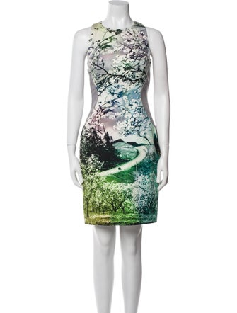 Mary Katrantzou Printed Knee-Length Dress