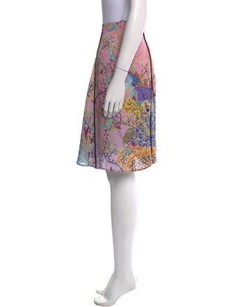 Mary Katrantzou Silk Knee-Length Skirt